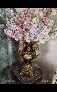 گلدون دو عدد شمدون و شیربنی خوری