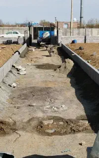 بندکشی جدول خوابیده وایستاده و سنگ فرش و آبرو