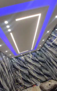 دکوراسیون داخلی. کناف .کاغذ دیواری  .سقف کاذب