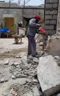 استاد کار وبنا کار سیمان کاری و تخریب کاری