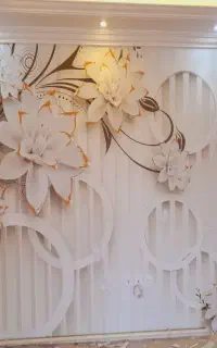 کاغذدیواری نرده استیل