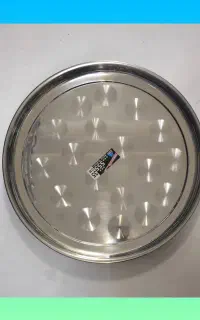 سینی گرد استیل آهنربانگیر