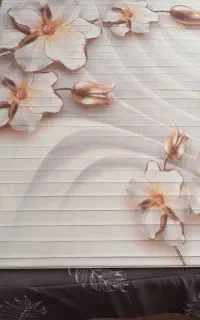پرده زبرا سه بعدی جنس ترک