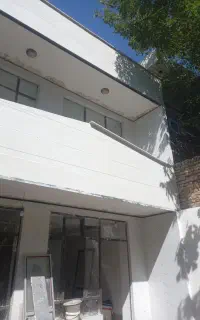 کاشیکاری نما باکس طرح .سیمان ،نرمه کشی