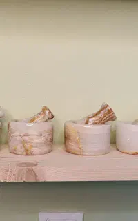 هاون سنگ مرمر طبیعی