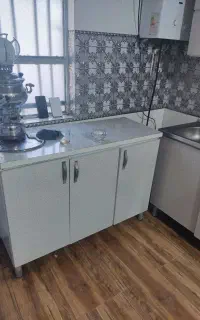 ست کابینت فلزی درب mdf