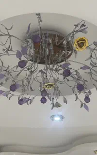 دوعدد لوستر پذیرایی و دیوارکوب