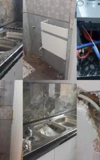 لوله بازکنی. لوله کشی. نصب شیرالات ابگرمکن