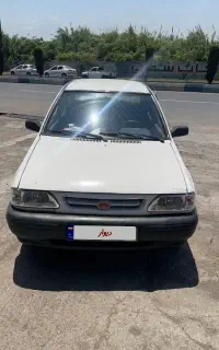 پراید سفید مدل ۸۵