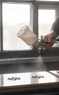 رنگ کار چوب مبلمان