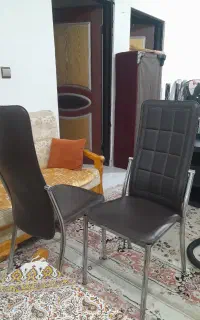 دو عدد صندلی چرم