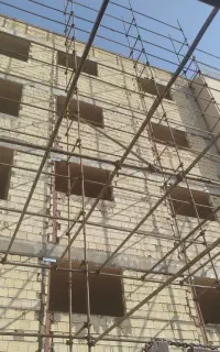 داربست فلزی آسمان شهر - اجرای سریع