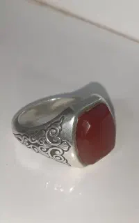 انگشتر نقره عقیق یمن