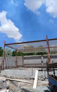 ارماتوربندی اسکلت فلزی قالب بندی