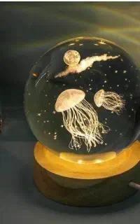 چراغ خواب گوی شیشه ای