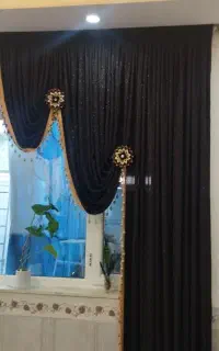پرده با والان