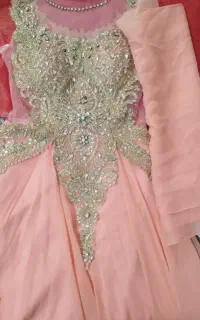 لباس مجلسی صورتی دخترانه