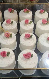 باکس کاپ کیک شیشه ای در حد نو