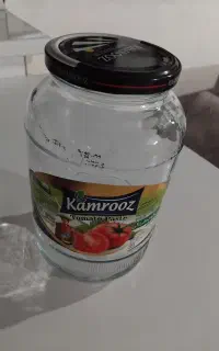 شیشه سالم وتمیز