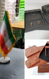 ست رومیزی چرم