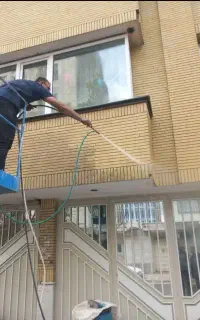 پیچ ورولپلاک ساختمان.سنگ.شستوشوی. نماشویی نظافت