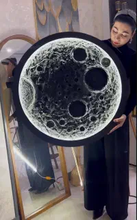 تابلو ماه چراغ دار