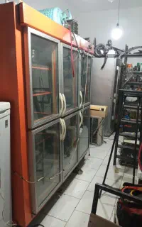 یخچال ویترینی ۶ درب با ضمانت و ارسال رایگان