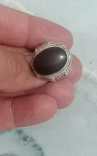 انگشتر با رکاب نقره دستساز