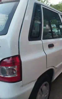 پراید ۱۱۱ در حد ۱۲۵ هزار کارکرد بی رنگ