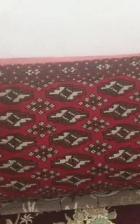 یک جفت پشتی دستباف ترکمنی