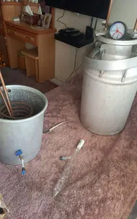 دستگاه گلابگیری به همراه کندانسور آبی