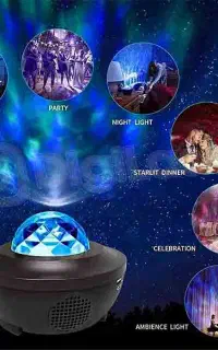 چراغ خواب کهکشانی اسپیکر وکنترل دار