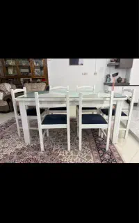 میز و صندلی ۶ نهره