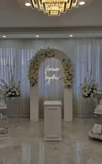 تشریفات تخصصی دیزاین جایگاه عروسی دکور بله برون