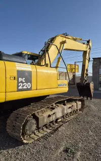 بیل مکانیکی کوماتسو 220 مدل 2007