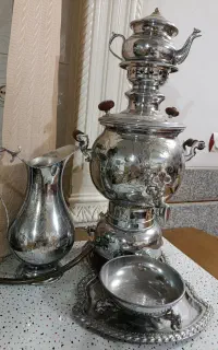 ست کامل سماور گازی زرساب