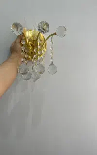 دیوار کوب کریستال