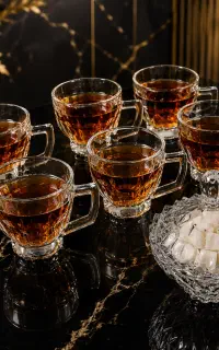 حراجی ولی باکیفیت پارچ۱۵۰لیوان یک بسته۲۰۰قندان۱۰۰