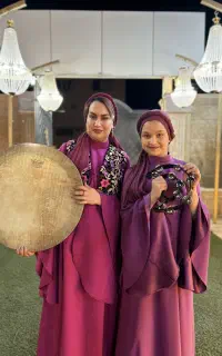دف نوازی آوای باران کرمان