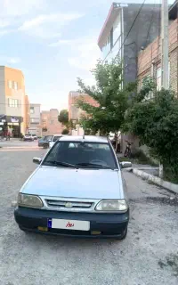 ماشین پراید مدل ۸۶ بی رنگ شاسی سالم