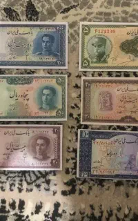 شش برگ اسکناس طرح (کپی)