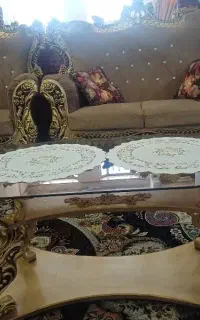 فروش مبلمان استیل ۹نفره و نهارخوری ۶نفره