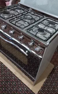 اجاق‌گاز طرح فر صحفه استیل درحدنو