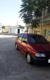 پراید قرمز متالیک مدل۷۸