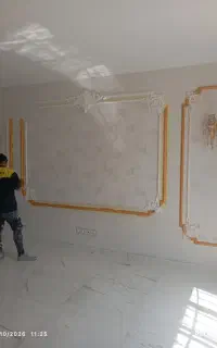 نقاش ساختمان  واجرای کناف رنگ بتونه