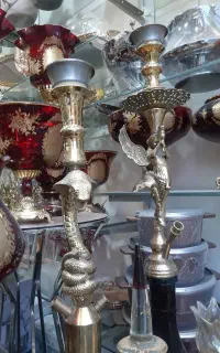 ست کامل قلیان برنجی
