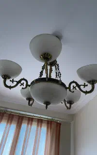 ۲عدد لوستر برنزی آنتیک