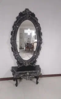 آیینه کنسول چوبی