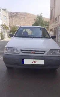 پراید وانت بدون رنگ