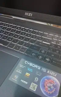 لپ تاپ گیمینگ msi cyborg 15 A12U